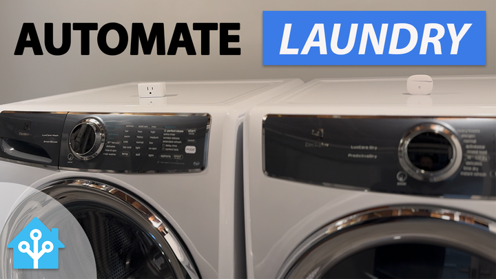 How I made my washer and dryer SMART